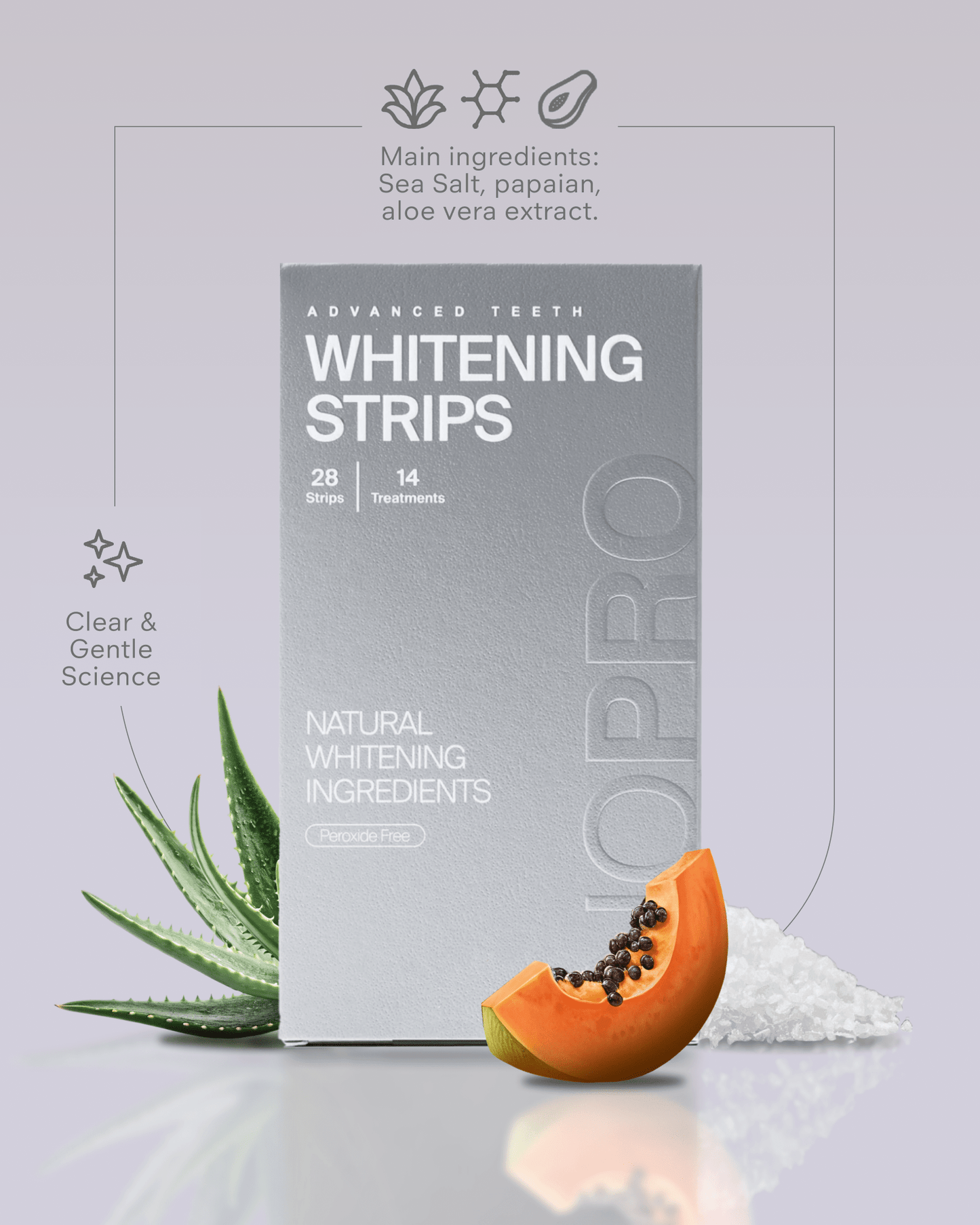 Advanced Whitening Strips - inopro
