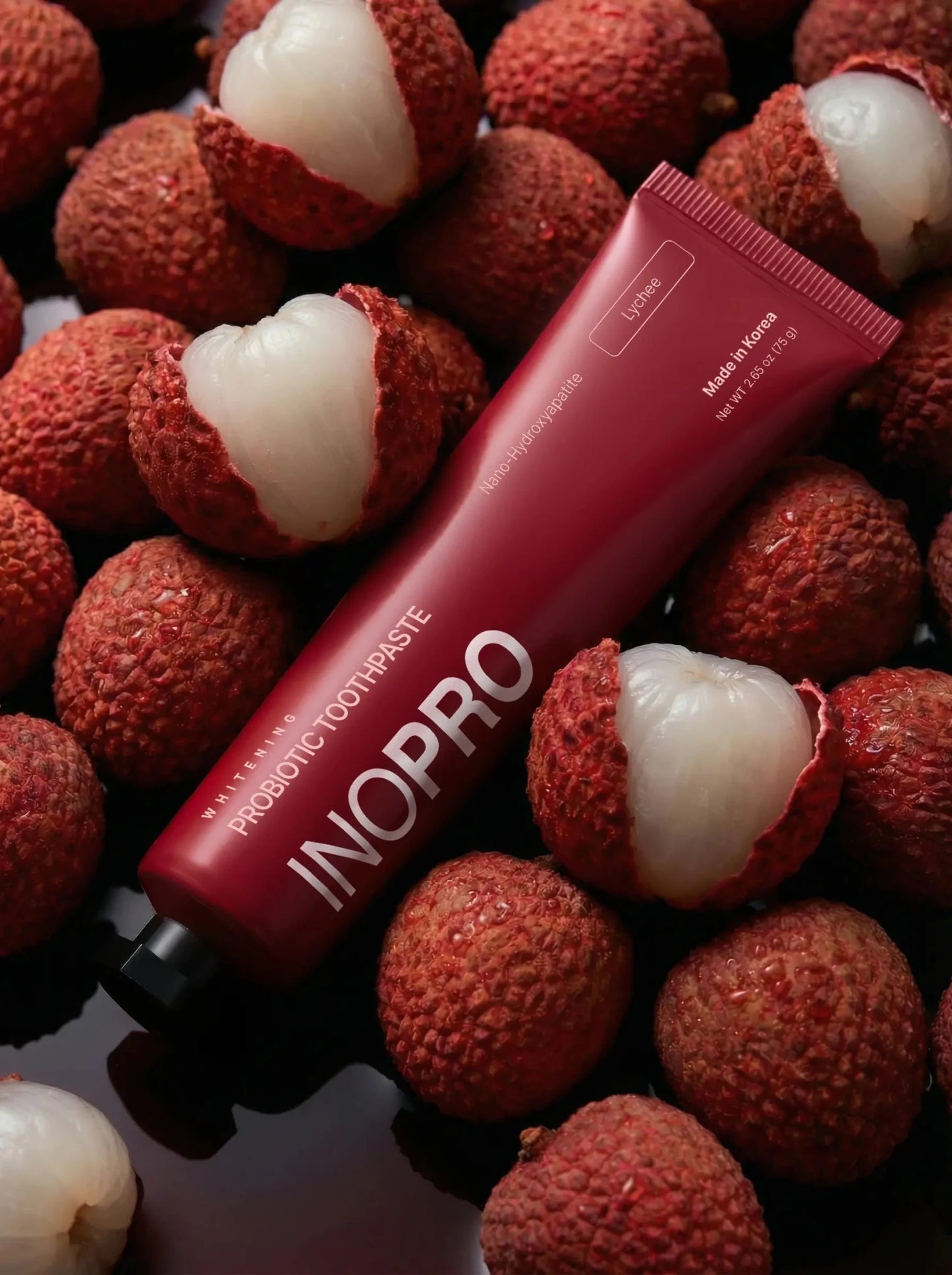 Whitening Probiotic Toothpaste Lychee - Smile&Shine Essentials Inc